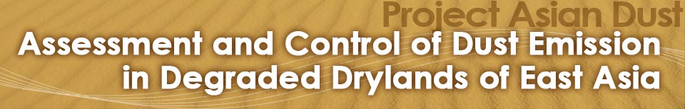 Dust Emission,Effect Assesment and Control in Degraded Drylands of East Asia