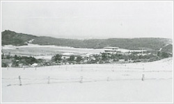 The Sand Dome Research Institute as an annex to the Faculty of Agriculture, Tottori Univ. (in 1963). 